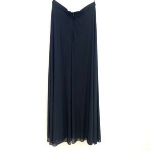 TADASHI SHOJI VINTAGE MAXI MESH SKIRT, Size 8